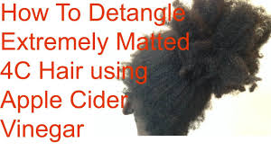 The washing was okay, but detangling my type 4 curls was a nightmare. Diy How To Detangle Extremely Matted Hair Using Apple Cider Vinegar Da Matted Hair Detangler Hair Detangler