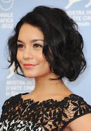 This short hairstyle is more manageable for women with straight hair. Vanessa Hudgens Latest Haircut Short Black Wavy Bob Cut Hairstyles Weekly