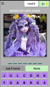 Character quiz, have fun guessing all the monster high dolls :) can you name them all and reach head mistress bloodgood? Monster High Dolls Repaint Character Quiz For Android Apk Download