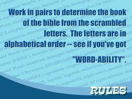 Scrambled word game to play at books of the bible. Ppt Bible Books 1 Powerpoint Presentation Free Download Id 3528583