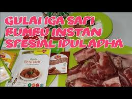 Karena resep gulai daging sapi ini banyak menggunakan bumbu gulai dari rempah rempah dan santan kental, makanya kuah yang dihasilkan juga cukup kental. Gulai Iga Sapi Bumbu Instan Spesial Gulai Special Beef Ribs Youtube