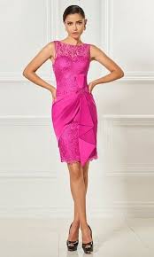 Fuchsia Short Formal Cocktail Dress Just Pink About It Formal Cocktail Dress Cocktail Dress Lace Formal Dress