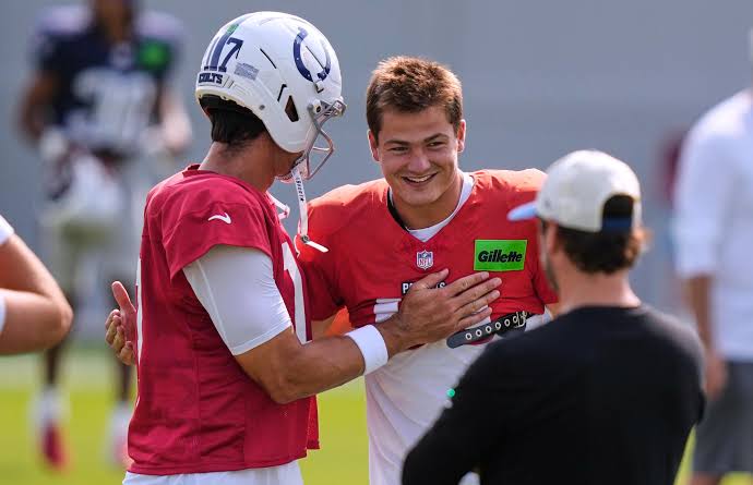 Los quarterbacks Drake Maye y Daniel Jones no jugarán el duelo de  pretemporada Patriots-Colts – Boston Herald