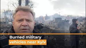 Video shows burned military vehicles in ...