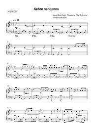 The heart is a muscular organ in most animals, which pumps blood through the blood vessels of the circulatory system. Karel Gott Charlotte Ella Gottova Srdce Nehasnou Noten Fur Piano Downloaden Fur Anfanger Klavier Solo Sku Pso0030764
