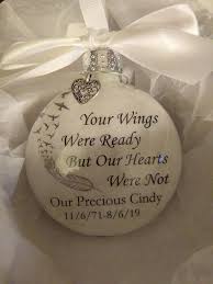 Tea + sympathy made by mouth. Home Decor Memorial Ornament Christmas Ornament Memorial Gift Personalized Ornament Christmas Sympathy Gift Remembrance Ornament Home Living