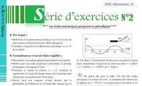 Onde plane progressive et uniforme sinusoïdale. Comment Calculer Une Longueur D Onde Pdf Cours Exercices Examens