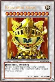 Excalibur Sonic Yugioh Card By Burnmonthedigidude Jpg Yugioh Yugioh Cards Cards