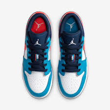 Air Jordan 1 Low Blue Red Cv4892 100 Release Info Sneakernews Com In 2020 Jordan 1 Low Air Jordans Jordan 1