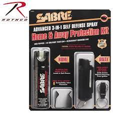 Rothco Sabre 3 In 1 Home Away Defense Spray Kit