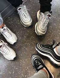 Air Max 97 Black And White Mens Follow Slayinqueens For More Poppin Pins Sneakers Schuh Shoes Nike Air Max 97