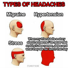 types of headaches tumblr