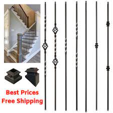 They will not lose their shape, and they will not crack. Iron Stair Balusters Metal Stair Spindles Satin Black Hollow Wrought Iron Ebay