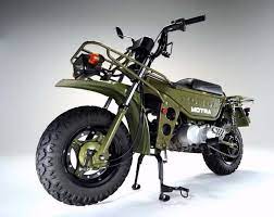 モトラ ホンダの５０ｃｃミリタリー調のクラッシック 原付バイク ランシモ モトラ 原付バイク ホンダカブ