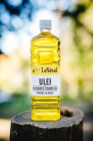Ulei de floarea soarelui extravirgin presat la rece bio, natural 100%. Ulei De Floarea Soarelui Presat La Rece La NÄsal 1 L Nod Verde