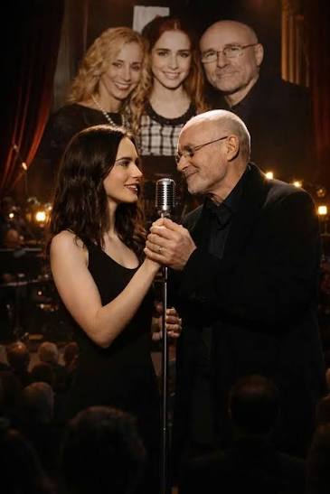 AFTER MORE THAN FIVE DECADES ON STAGE, PHIL COLLINS FACED HIS MOST  EMOTIONAL DUET YET. No one expected it to feel like this. Phil Collins  stepped forward and then paused. His daughter,