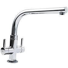 If you do not want a mixer please have a look stockholm kitchen sink mixer tap with pull out. Cda Monobloc Dual Lever Chrome Kitchen Sink Mixer Tap Tc28ch Kitchen From Taps Uk