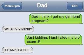 My boyfriend asked to play doctor. 60 Of The Funniest Texts From Dads Ever Bored Panda
