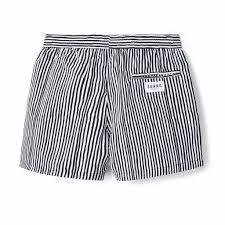Black And White Striped Shorts Mens Black Striped Swimwear For Men Mens Swim Shorts Mens Streetwear Striped Swimwear
