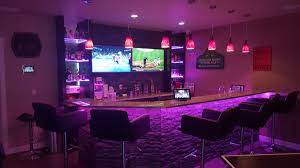 A basement bar is a great place to entertain, making it convenient to grab a soda or cocktail without having to run up and down the steps. Led Strip Lighting Tech Homesolutions Com