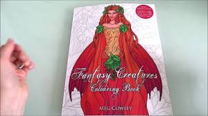 Meg gives away free coloring pages to subscribers each month and also runs contests where the winner can win one of her colouring. Fantasy Creatures Colouring Book Artist S Preview Youtube