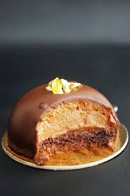 Such An Extravagant Treat Needs A Touch Of Gold It S Only Appropriate Chocolate Mousse Entremet Is My Favouri Zumbo Desserts Gourmet Desserts Entremet Recipe