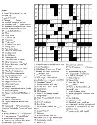 Each clue contains words in bold that belong to the same family. Crossword Puzzles Easy