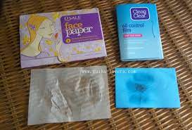 Rp 9.600 (small) & rp 22.800 (big); Ovale Face Paper Vs Clean Clear Oil Control Film