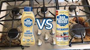 The best stovetop cleaner for electric drip pans. Barkeeper S Friend Cleaning A Stove Powder Or Liquid Youtube