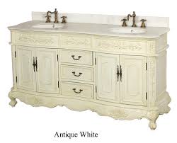 These vintage vanities are timeless, incorporating modern functionality with an elegant, antique aesthetic. Kara Double Vanity Antique Victorian Vanity