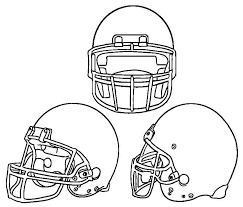 Print out sports coloring of. Football Helmets 1 Coloring Page Free Printable Coloring Pages For Kids