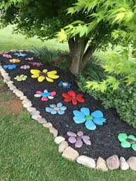 Rock Flower Garden Ideas Garden Projects Diy Garden Rock Garden Landscaping