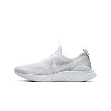The white and green colorway was simple and clean; Nike Epic Phantom React Flyknit By You Custom Running Shoe In White For Men Lyst