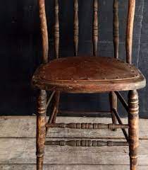 Primitive Antique Spindle Back Chair Urban Farmhouse Kitchen Etsy Wooden Kitchen Chairs Kitchen Chairs Restoration Hardware Style