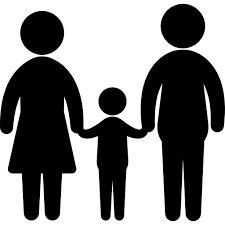 Father Mother And Son Silhouette Free Vector Icons Designed By Freepik Silhouette Free Silhouette Vector Icon Design