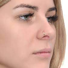 Gold Nose Ring Hoop 18g Forward Helix Earring Tragus Ring Etsy Gold Nose Rings Solid Gold Nose Ring Forward Helix Earrings
