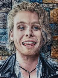 Luke's drawing is err..😂😂😭😭 Nicola's drawing looks like Lord debling  lmao 😂😂