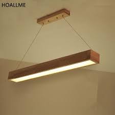 Long Size Rectangle Pendant Light Droplight Fixtures Ing Wood Ceiling Lamp Wooden Pendant Lighting Lamp