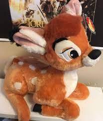 Gorgeous Authentic Original Disney Park Bambi Plush 14 W Tags Disney Vintage Plush Toys Plush Stuffed Animals Vintage Plush