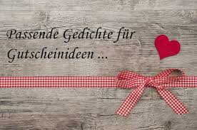 Gedichte Fur Gutscheine Gutscheinspruch De