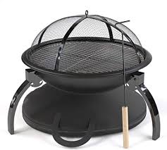 24 outdoor mega portable propane campfire. Fire Pit Amazon Co Uk Garden Outdoors