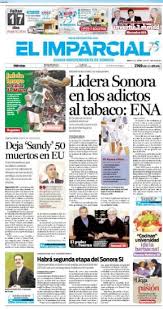 Primera plana digital, hermosillo (hermosillo, sonora). 121031 El Imparcial Fjespriella S Blog
