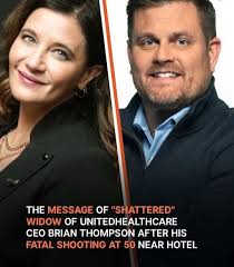 UnitedHealthcare CEO Brian Thompson's WIDOW has spoken up following his  premature demise. 💔 Paulette Thompson's MESSAGE is in the comments below.👇