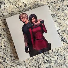 Leon Kennedy and Ada Wong Square Art Print - Etsy Canada