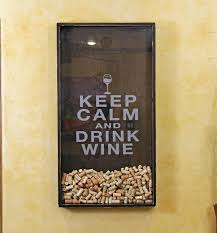 25x45 Wine Cork Holder Wall Decor Art Keep Calm Drink Wine Wine Cork Holder Wine Cork Wine Cork Crafts