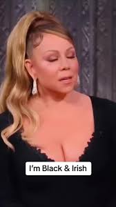 Mariah Carey “I’m black and irish” #mariahcarey #irish #biracial #mixedrace  #talkshow #stephencolbert #fyp #fypシ