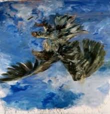 In the 1960s he became well known for his figurative, expressive paintings. Georg Baselitz The Eagle Nolden H Fine Art