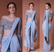 Dhoti Style Western Dresses For Girl Saree Look Stylish Sarees