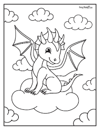 Dragon coloring pages are a fun way for kids of all ages, adults to develop creativity, concentration, fine motor skills, and color recognition. Dragon Coloring Pages 30 Printable Sheets Easy Peasy And Fun