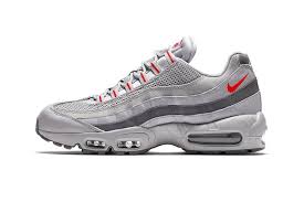 Nike Air Max 95 Steps Out In Gradient Matte Grey And Red Nike Air Max Air Max 95 Nike Air Max 95